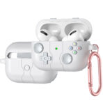 GamePad Design Shockproof Silicone Case with Keychain for AirPods - 图片 3
