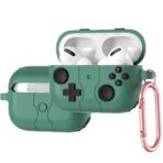 GamePad Design Shockproof Silicone Case with Keychain for AirPods - 图片 6