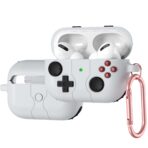 GamePad Design Shockproof Silicone Case with Keychain for AirPods - 图片 8